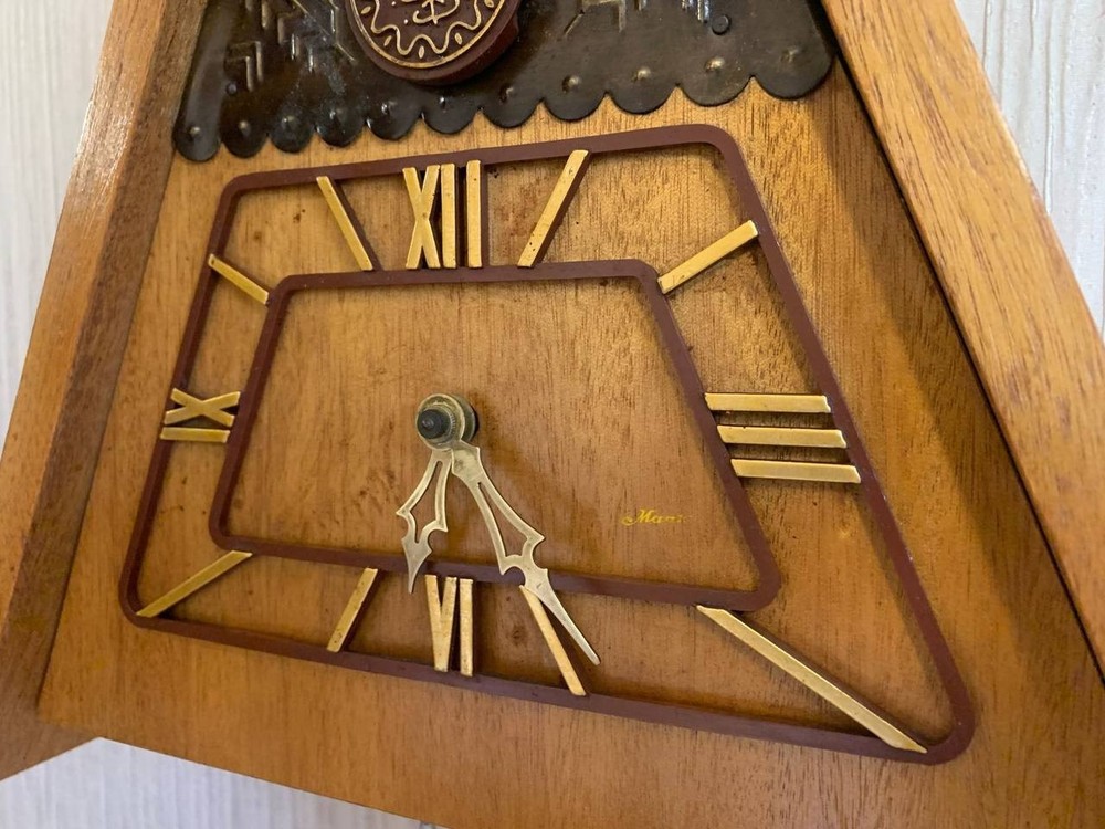 Soviet Vintage Cuckoo clock, USSR clock, Soviet working clock, Mechanical clock