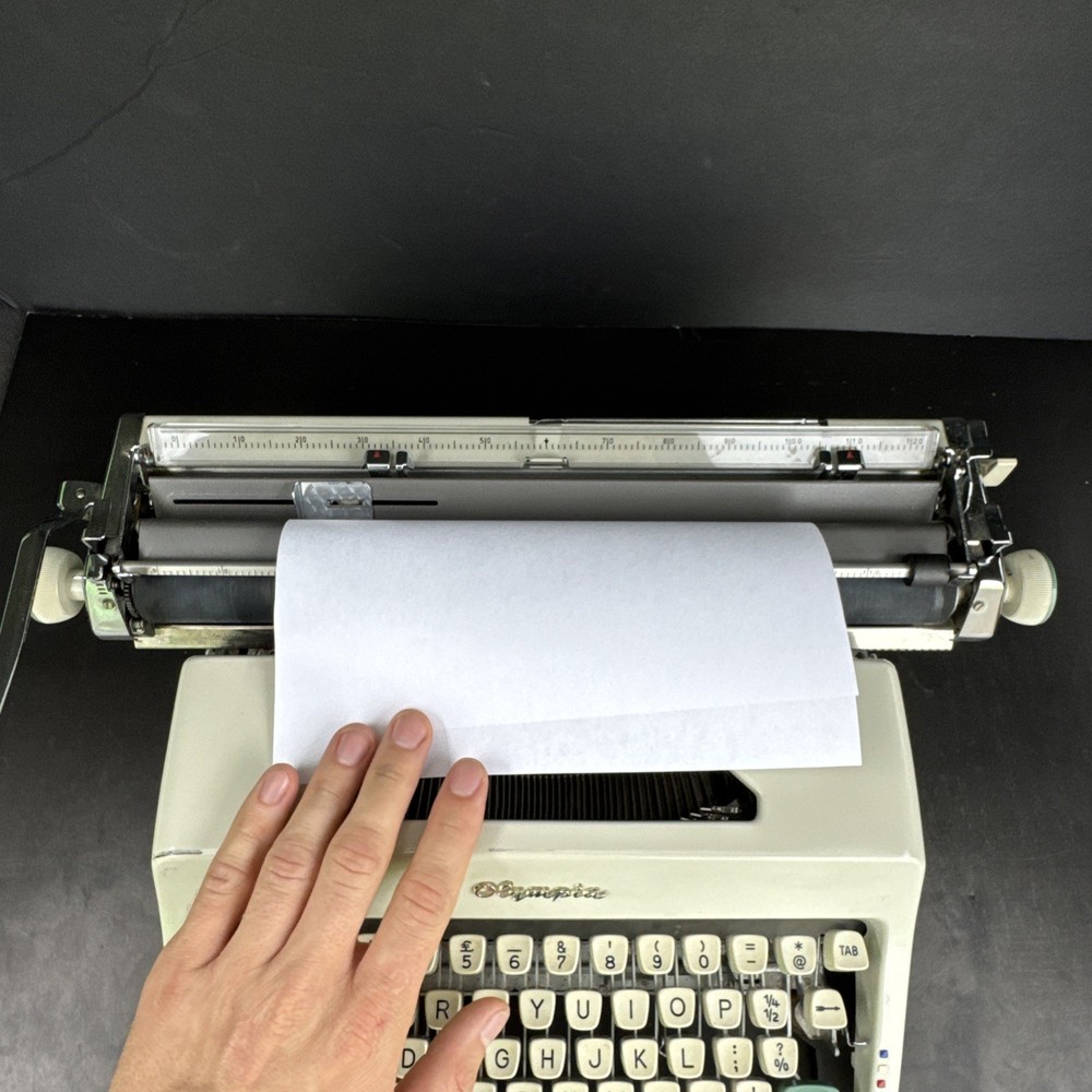 Olympia SM9 Typewriter w/ Case – Made in Western Germany