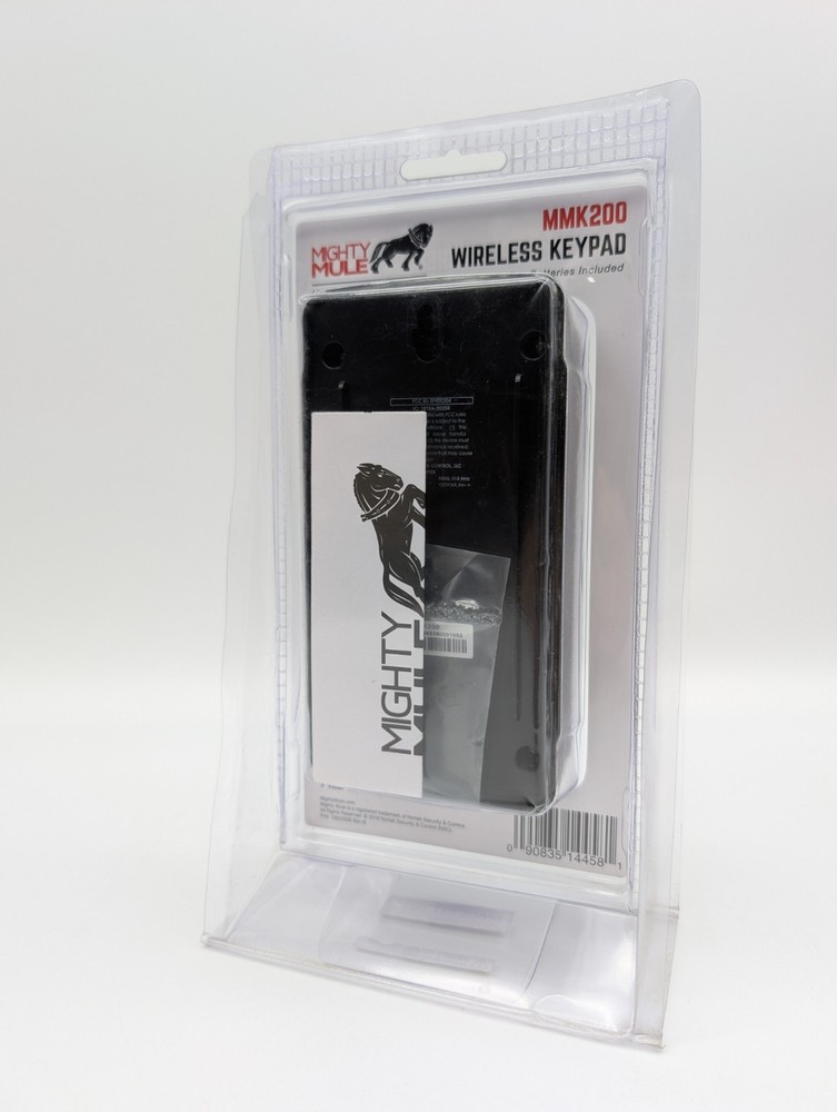 Mighty Mule MMK200 Wireless Keypad For Gate Openers With Code Safe