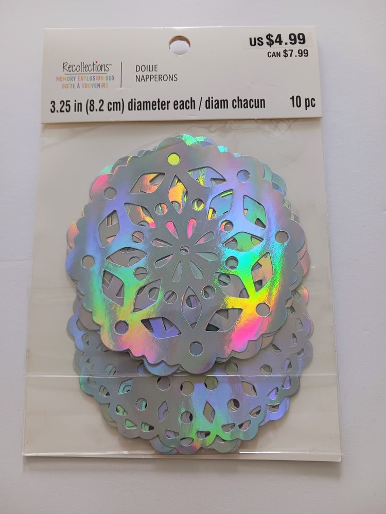 Recollections - Memory Explosion Box - Doilie - 10 pieces - NEW