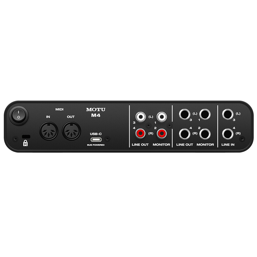 Motu M4 4x4 USB Audio Interface with Studio Quality Sound