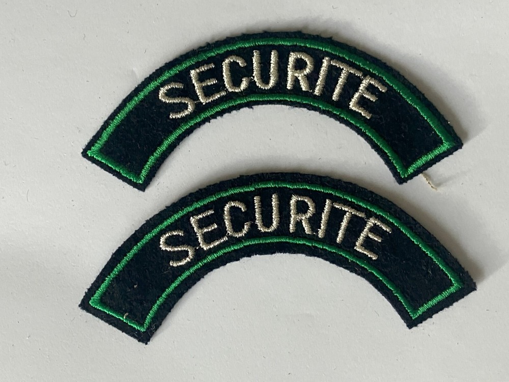 France, French Security shoulder tabs