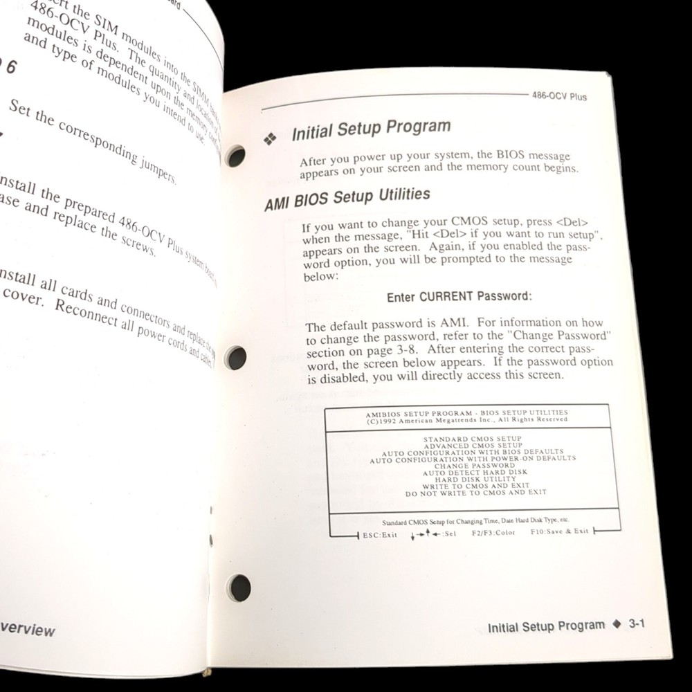 486-OCV Plus System Board User's Manual, Mother Board, Main Board