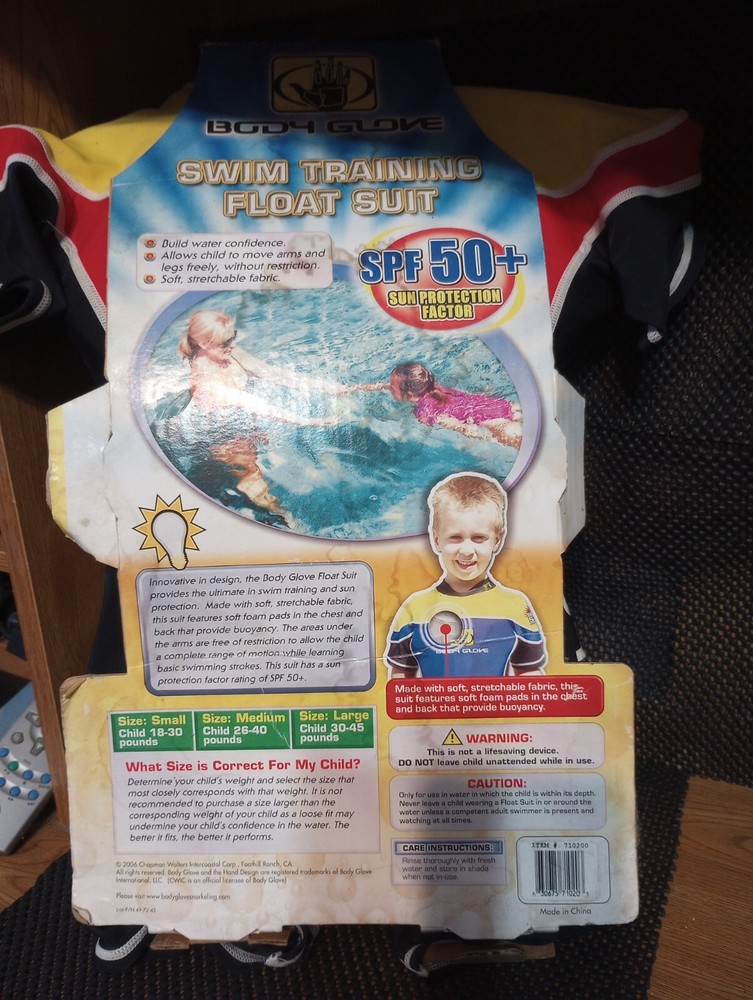 Body Glove Swim Training Float Suit SPF 50+
