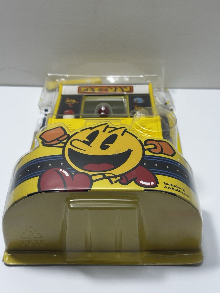PAC-MAN Mini Arcade Game 6" Handheld Machine Basic Fun Damaged Box NEW