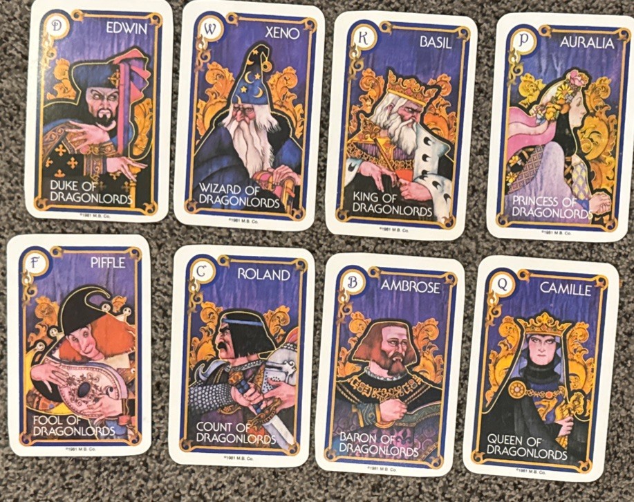 PICK 5 ITEMS For DRAGONMASTER Game 1981 - Cards Crystals Score Charts