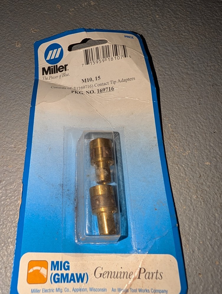 Miller 169716 Gas Diffuser for MigMatic M-10/M-15, 2PK