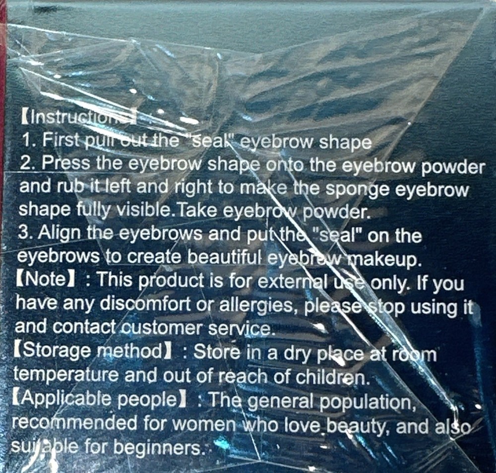 Browpro # 2 Eyebrow Simone Stamp Light Brown (Unibrow)