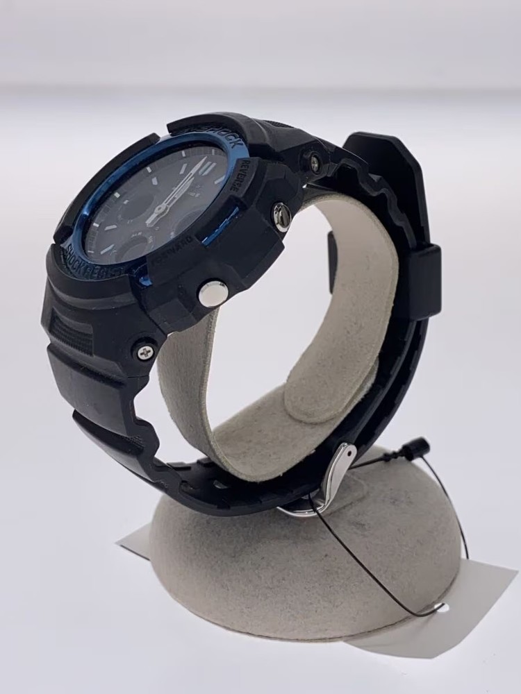 CASIO Solar Watch G SHOCK Analog Digital Rubber BLK BLK