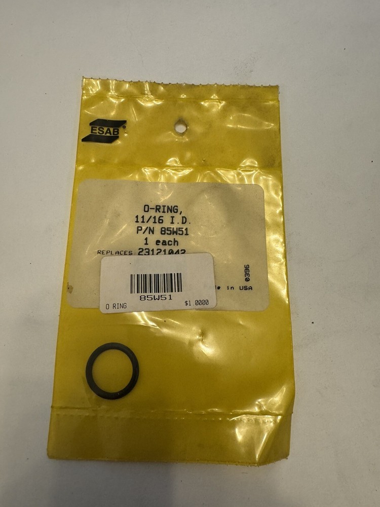 ESAB O-Ring 11/16 I.D. #85W51