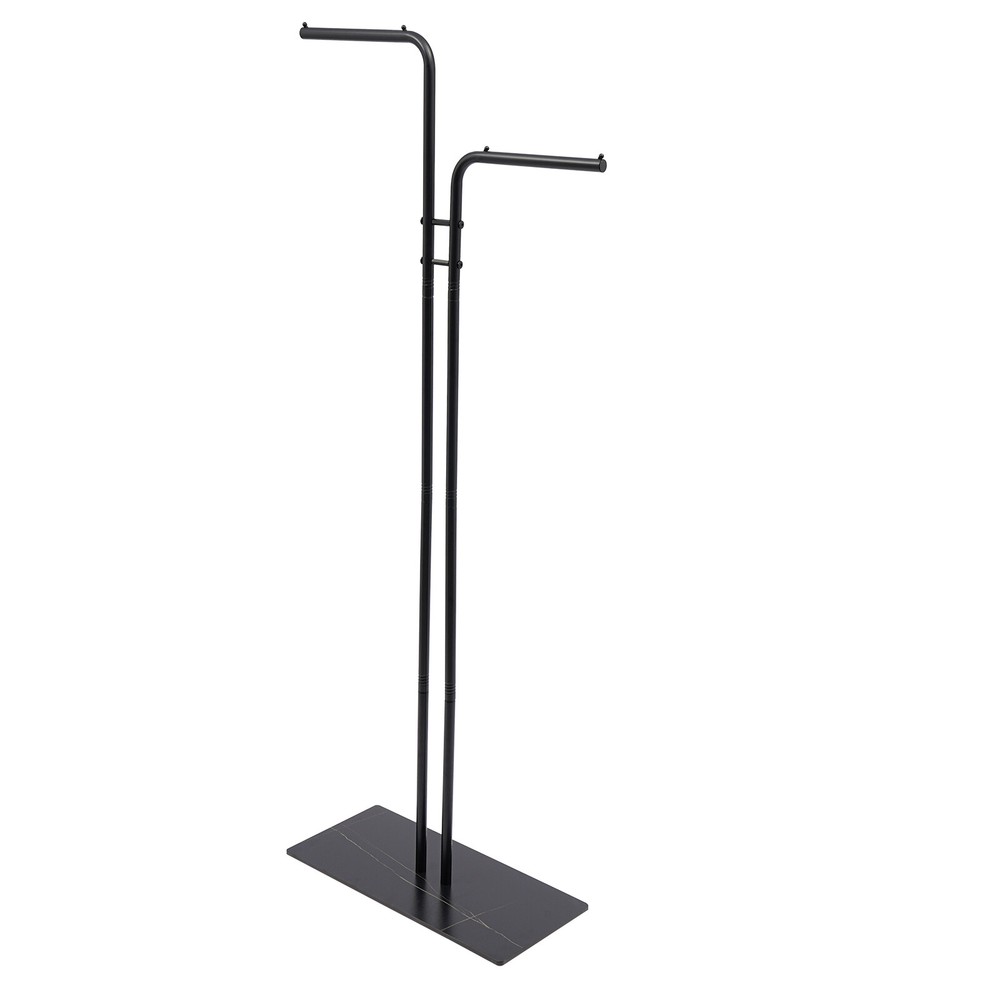 Coat Rack, Freestanding Coat Rack, Slate Iron Coat Rack with Stabel Base