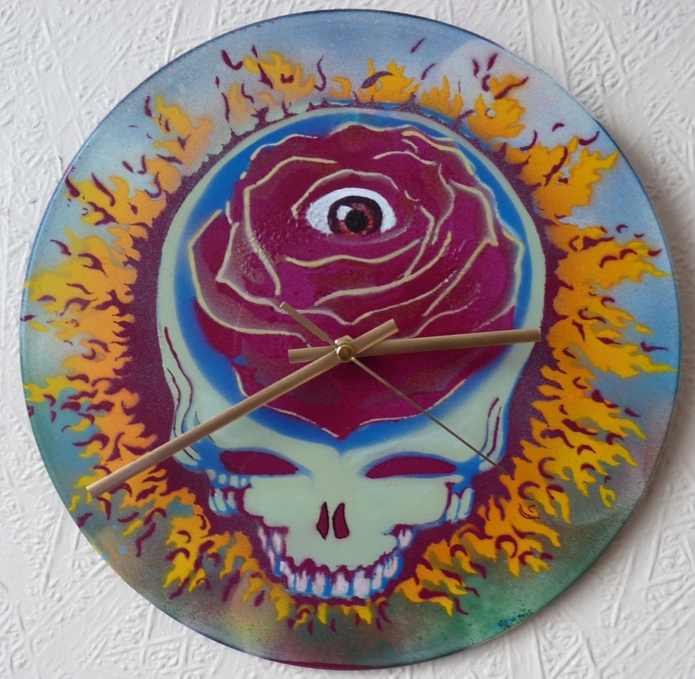 GRATEFUL DEAD wall clock..Hawkwind.,led zeppelin..RUSH..THE DOORS..PINK FLOYD