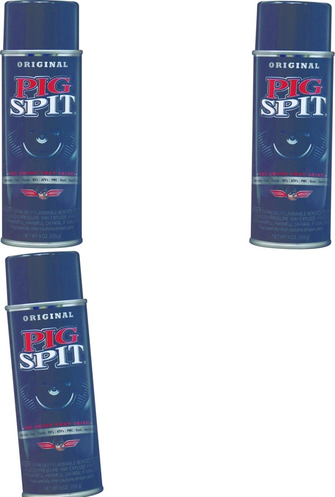 Pig Spit Original Engine & Rubber Cleaner 9oz Aerosol 3-Pack
