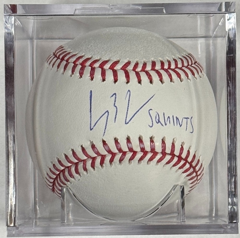 Chauncey Leopardi "Squints" Signed Official MLB Baseball JSA COA