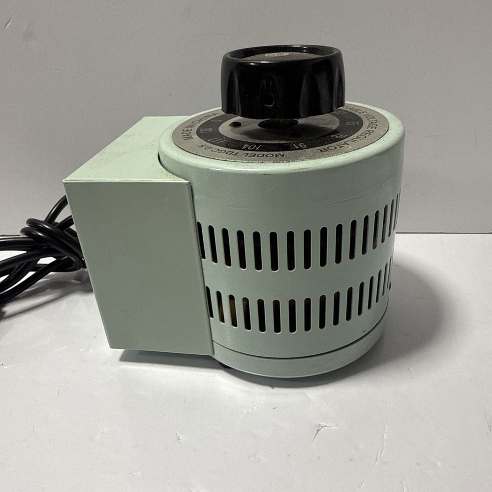 Philmore model TDGC 0.5km variac Variable Voltage Regulator Transformer 500va