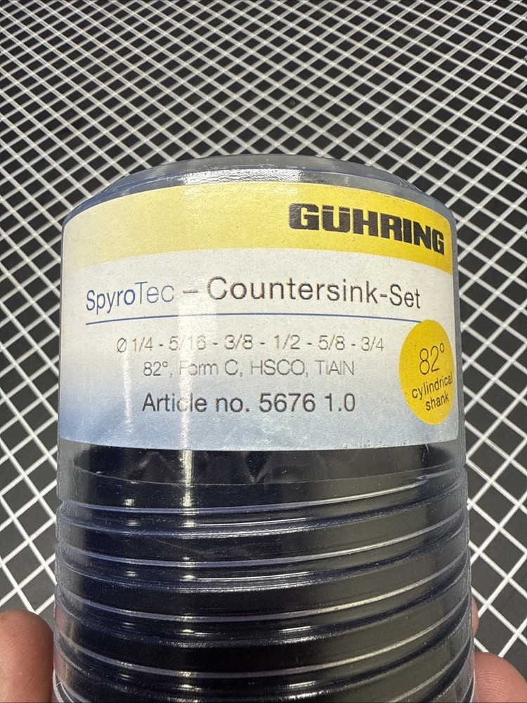 Guhring Spyrotec Countersink Set 82 Degree
