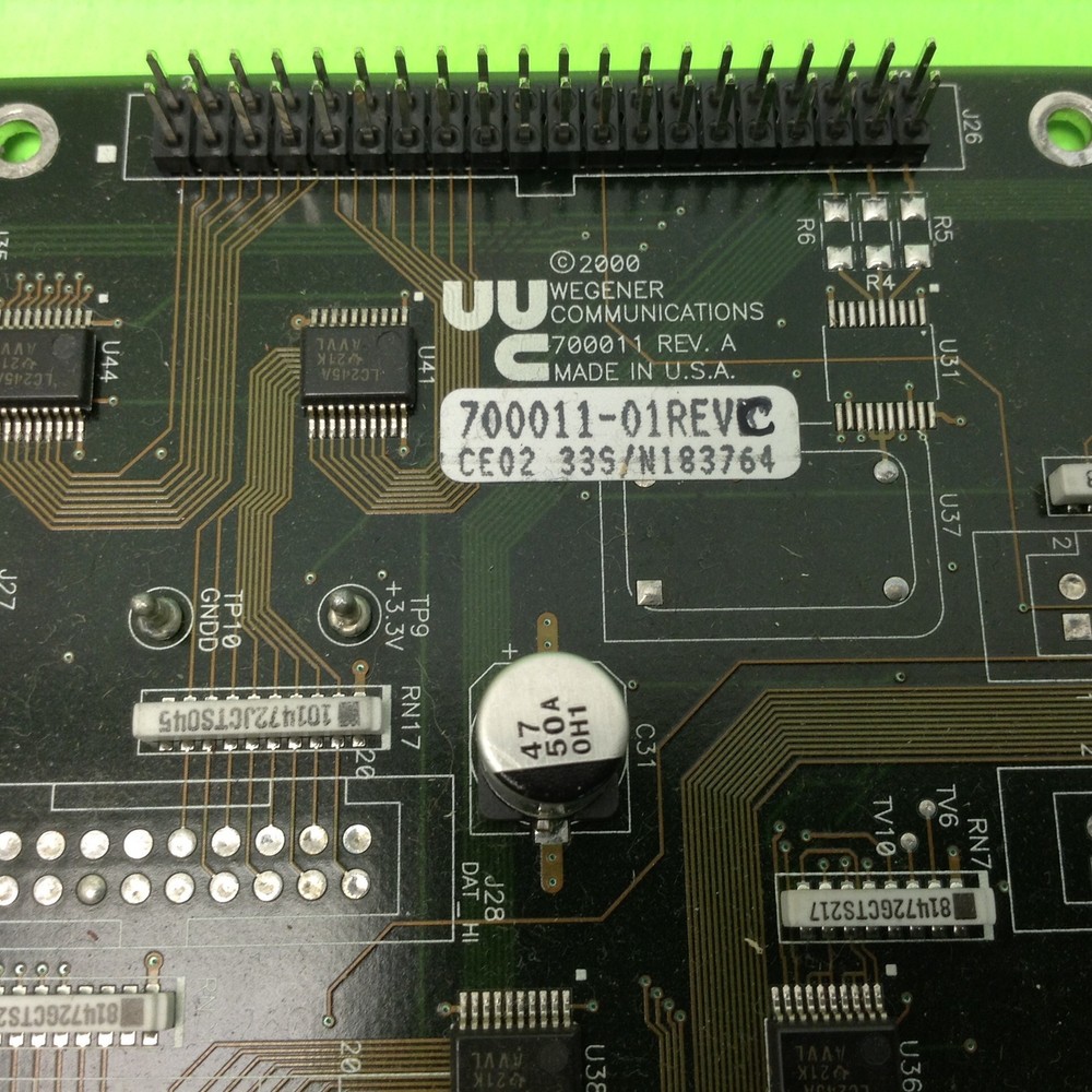 Wegener Communications Cable 4 DE-9, DB-9 Serial RS232 DB-TYPE Jack Board 7000