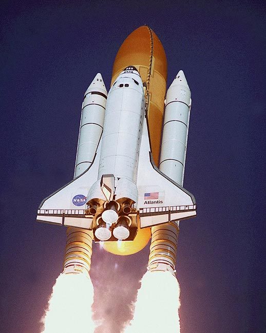 SPACE SHUTTLE ATLANTIS LAUNCH NASA 8x10 GLOSSY PHOTO PRINT