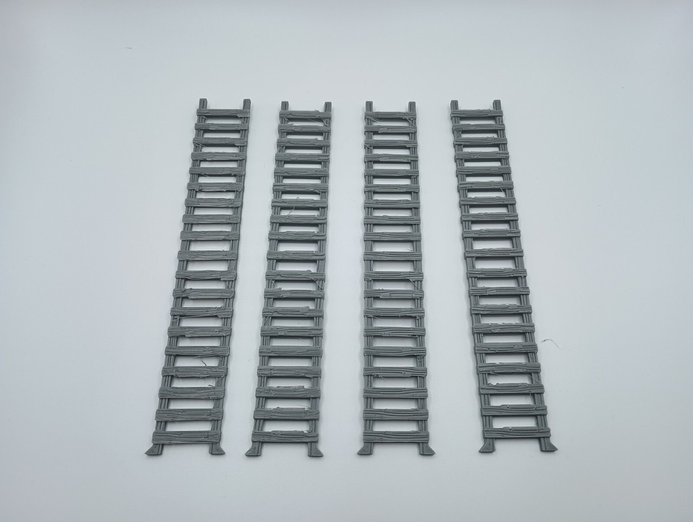 3D Printed 8" Ladders x4 (28mm-32mm Scale)