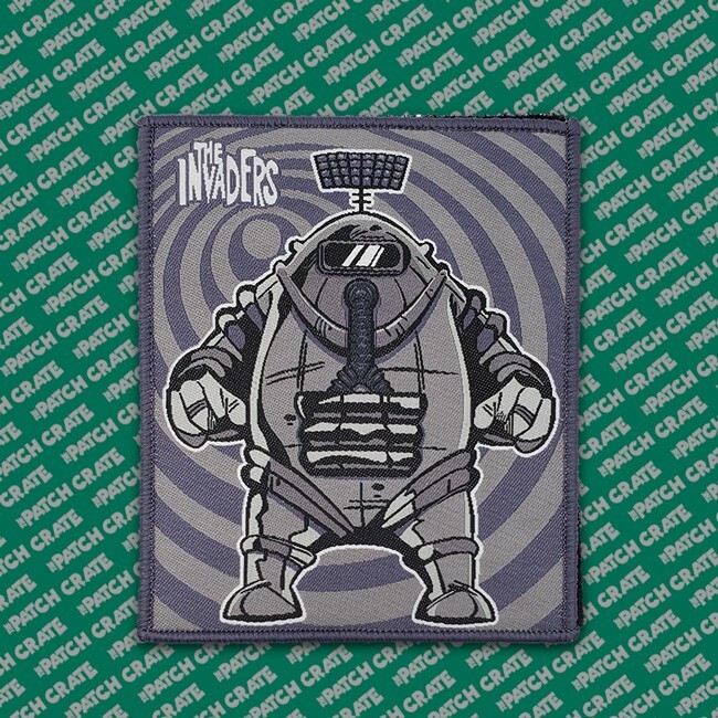 RARE! Set of 5 Patch Crate Twilight Zone Custom Patches 2pc Hook/Loop Backing