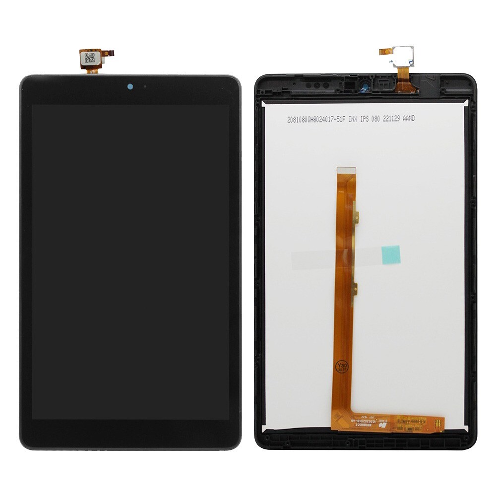 For TCL Tab 8 /8 LE 4G WIFI 8" LCD Display Touch Screen Digitizer Assembly Frame