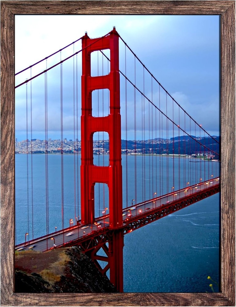 18x24 Poster Frame, Picture Frames for Wall, Single, Brown