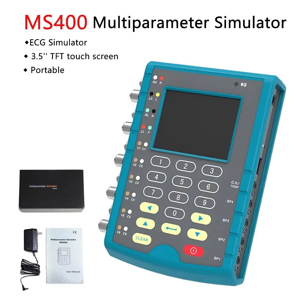 Multi Parameter MS400 Patient Simulator ECG IBP Temperature Patient Simulator