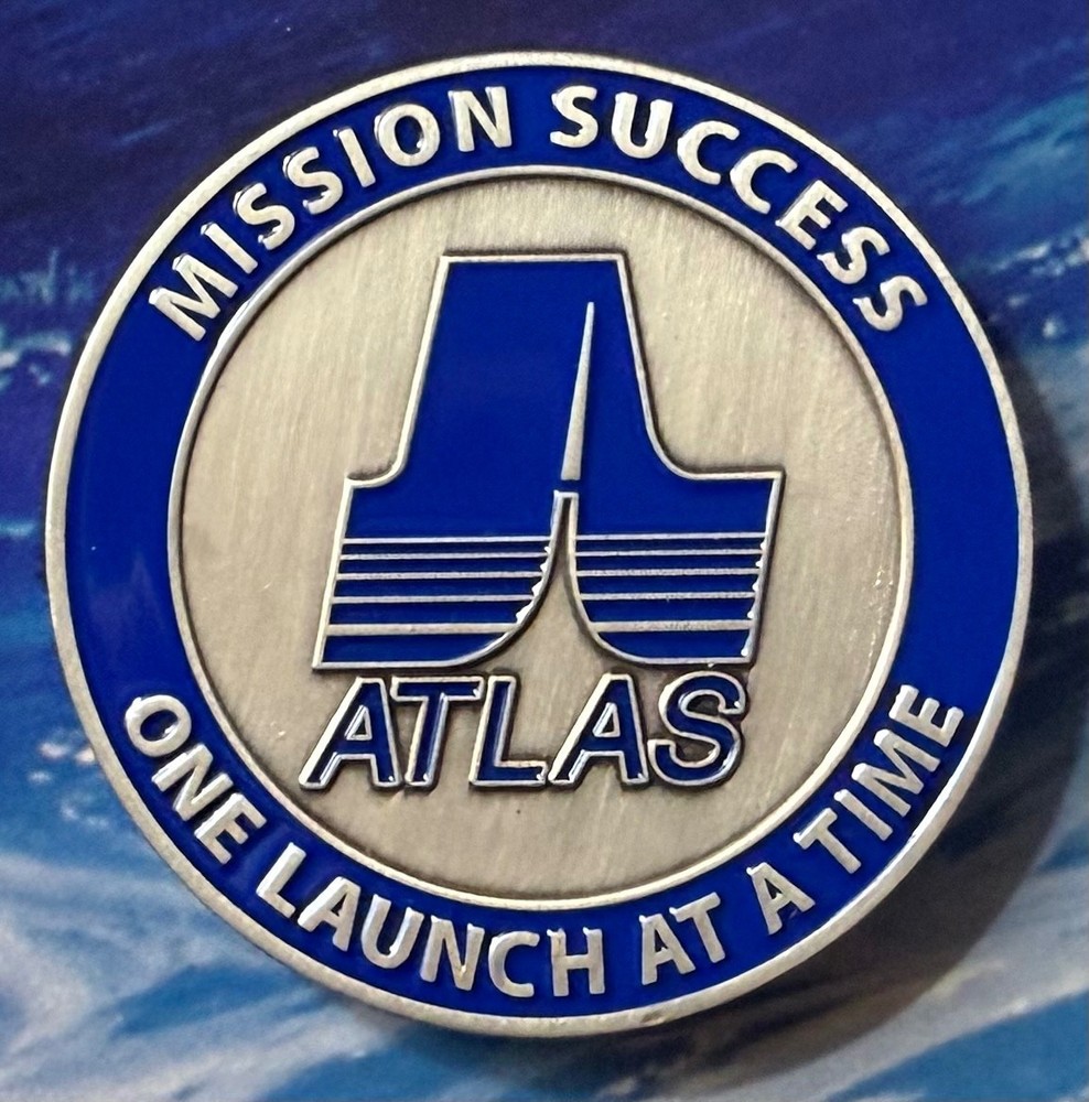 OFT-2 ORBITAL FLIGHT TEST-2 ATLAS ULA CHALLENGE COIN