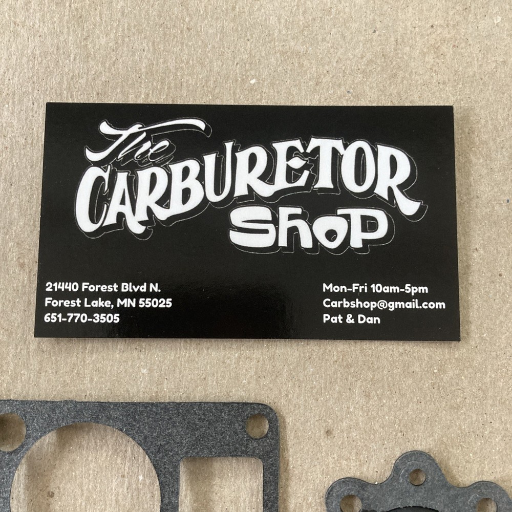 Model 33 Zenith Bowl Gasket And Accelerator Pump Basic Clean Out Kit
