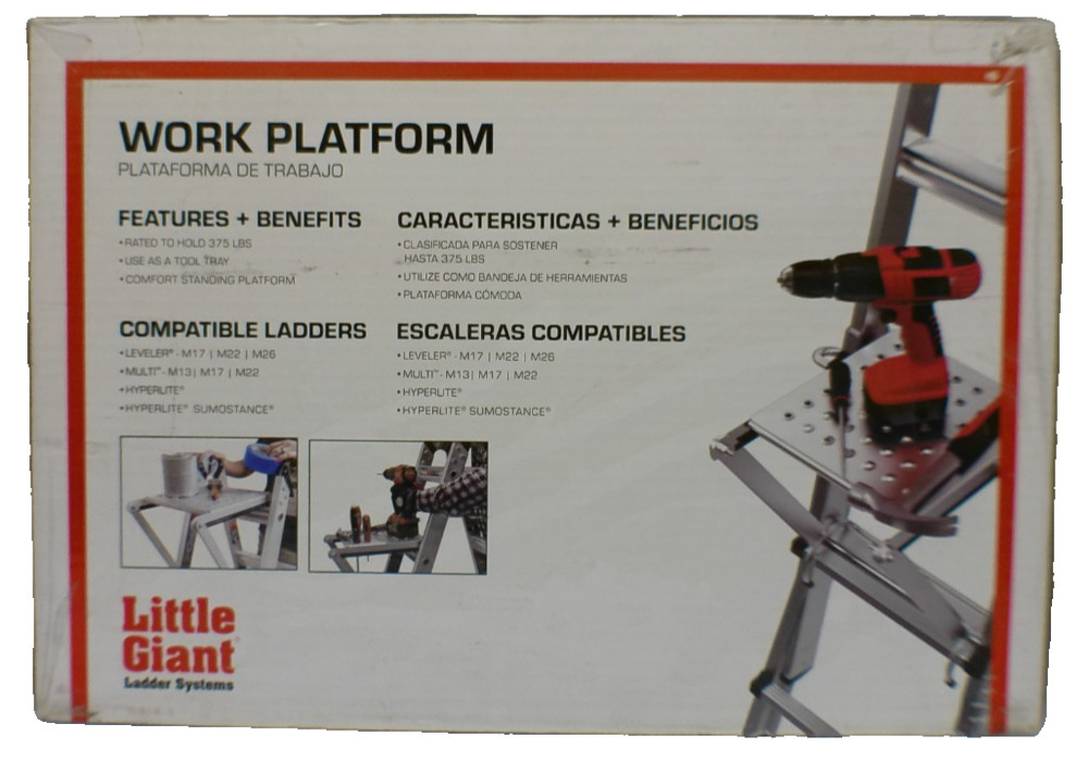 Little Giant 1006790 Aluminum Silver Work Platform