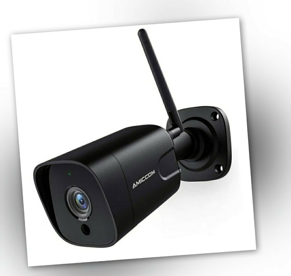 AMICCOM IP Security Camera Z7 Wi-Fi Bullet 1080P Night Vision Motion Detection