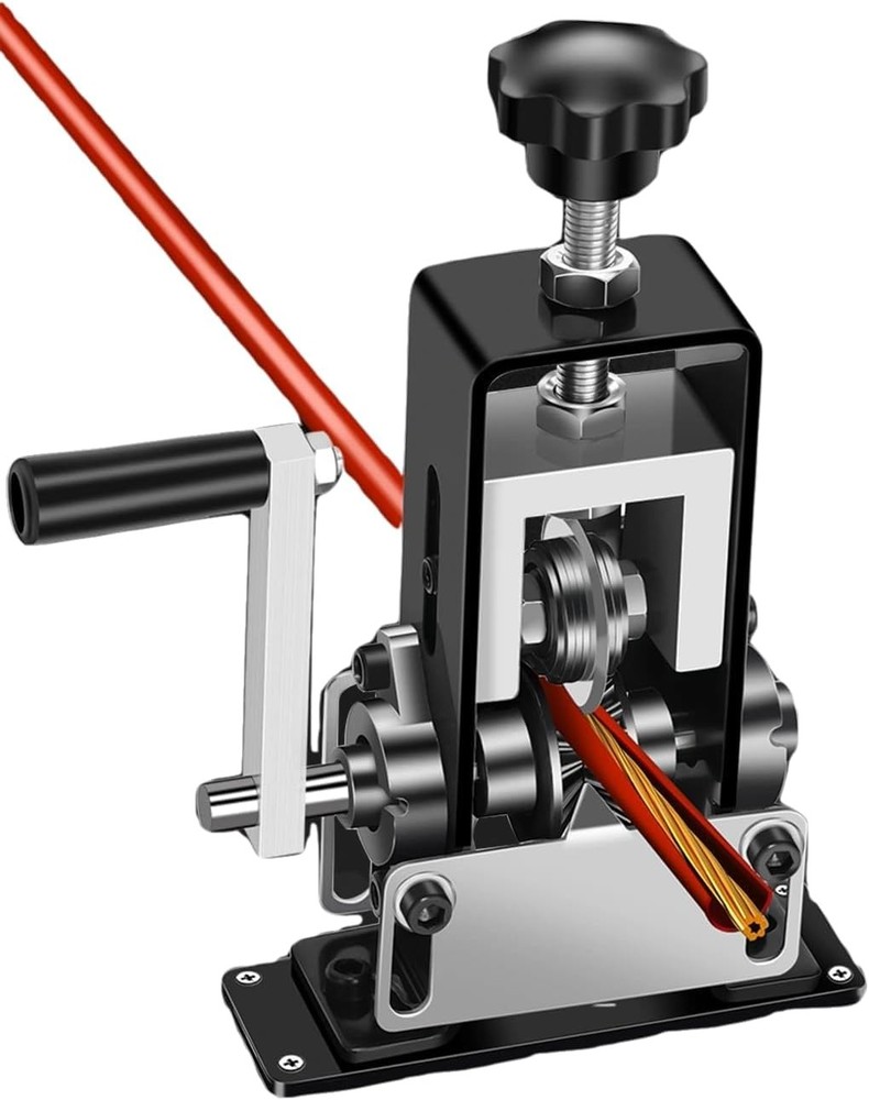 Manual Wire Stripping Machine Drill Powered Hand Crank Wire Stripper Tool 1-25MM