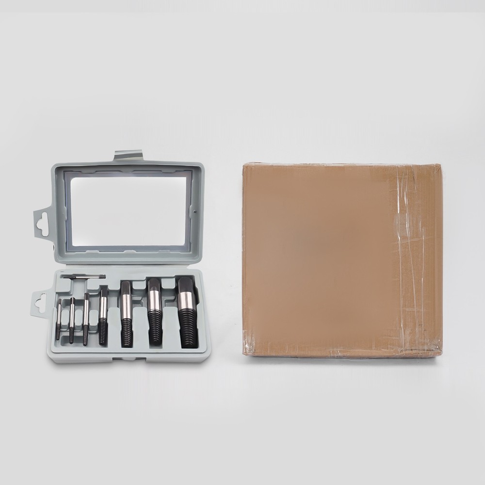 8 PCS Pipe Thread Extractor Set Nut/Bolt/Stud Removal Tool Pipe Thread Extractor