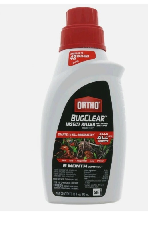 Ortho Insect Bug Killer Concentrate 32oz ~ New ~ Ships Fast