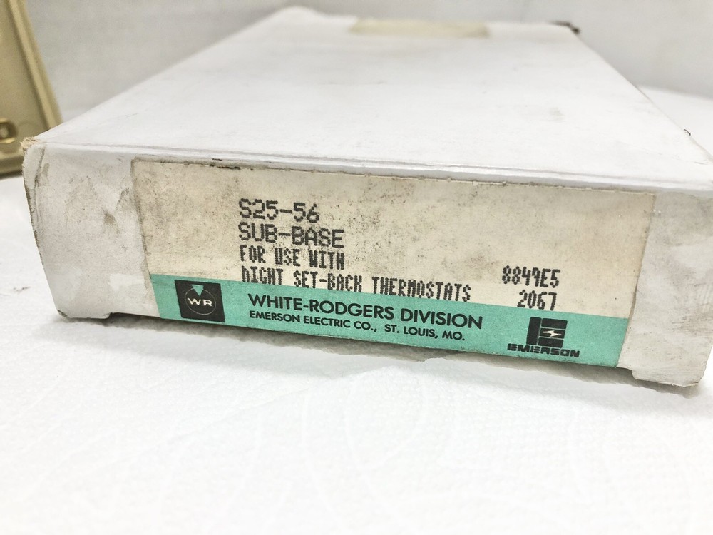 WHITE RODGERS S25-56 SUB-BASE FOR SETBACK THERMOSTAT