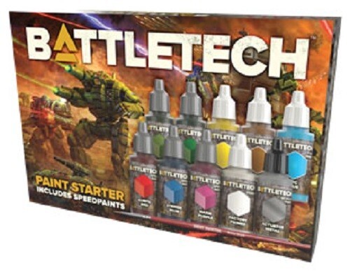Paint Starter Battletech Miniatures Game Catalyst Game Labs
