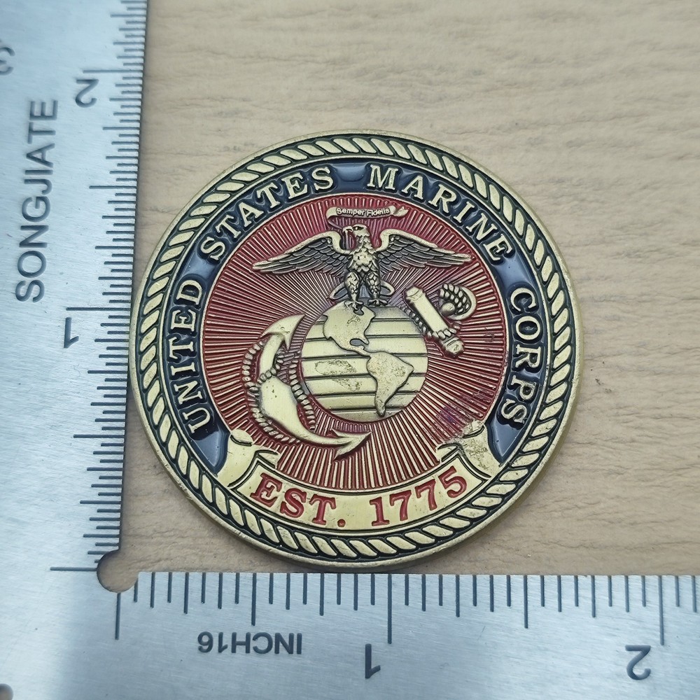 USMC E-7 Gunnery Sergeant Challenge Coin