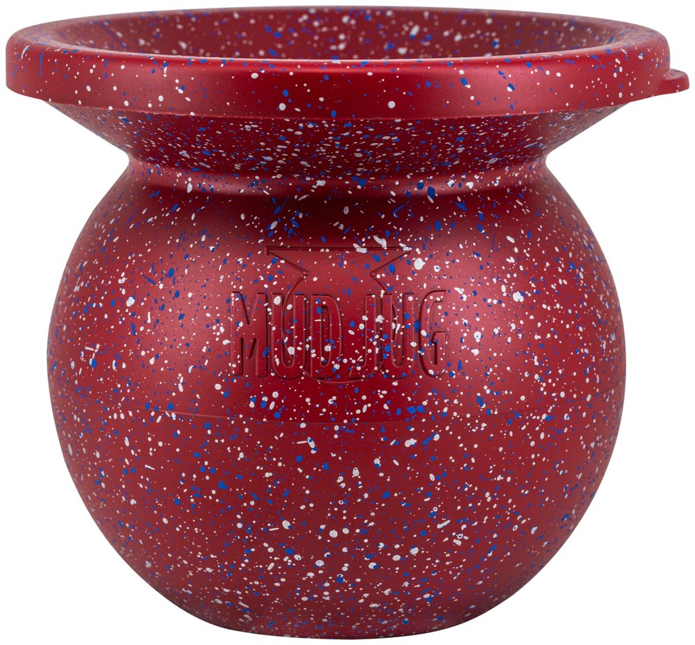 Mud Jug Classic Spittoon Red Camping Speckle
