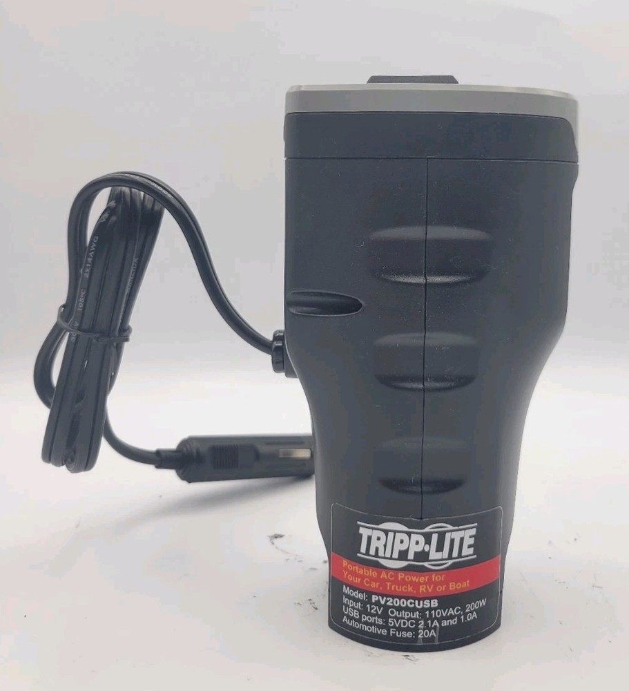 TRIPP-LITE Portable AC 200W Powerverter PV200CUSB