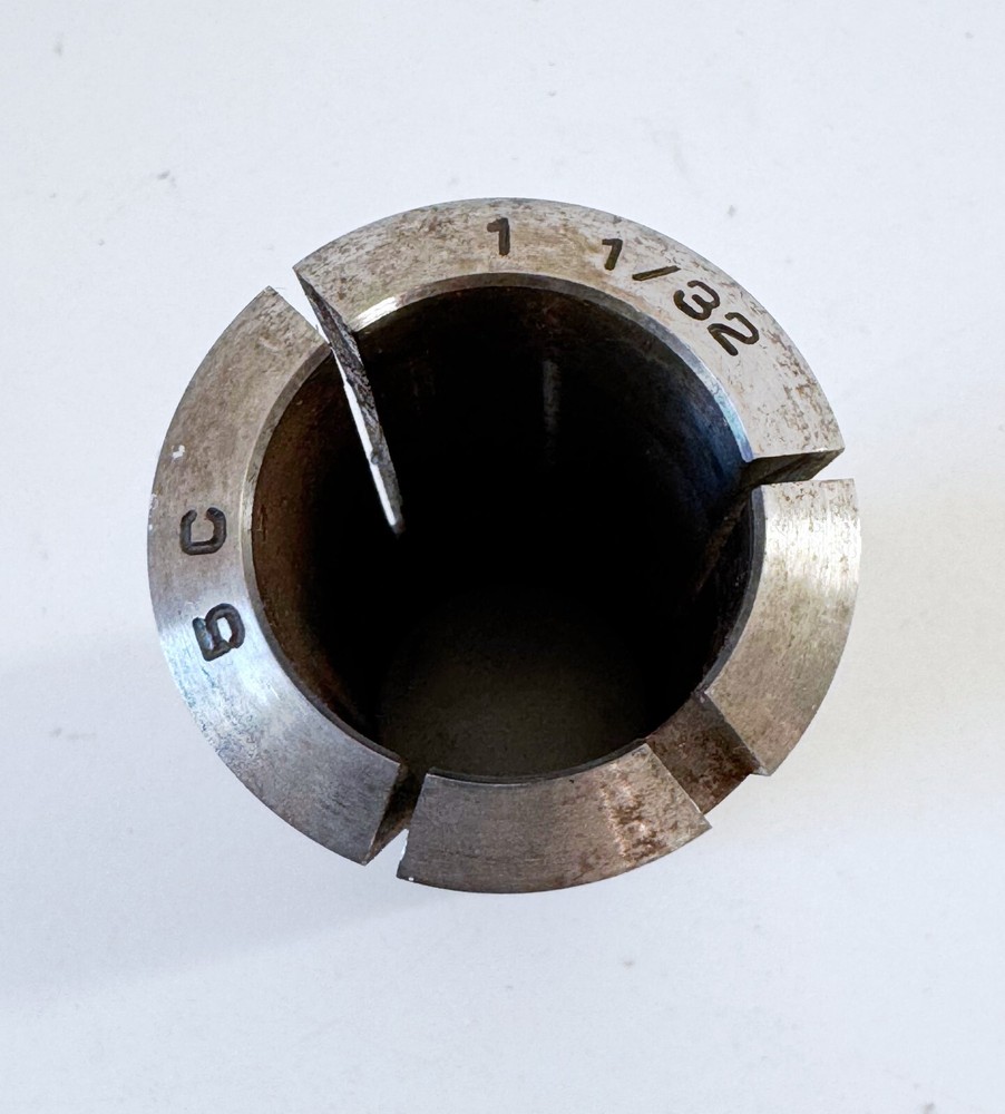 1-1/32" 5C Round Collet External Threads Only 1.03125"