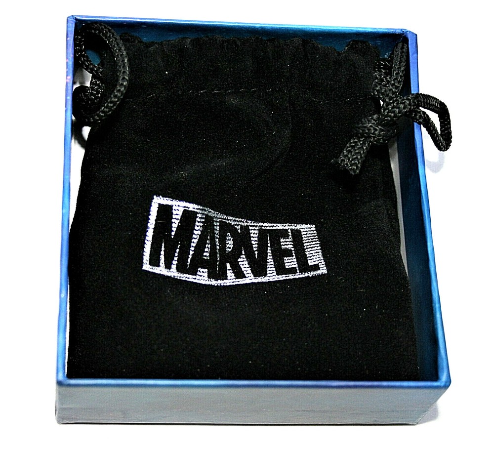 Marvel Comics Avengers Infinity War Blue Space Stone Necklace Pendant New Box