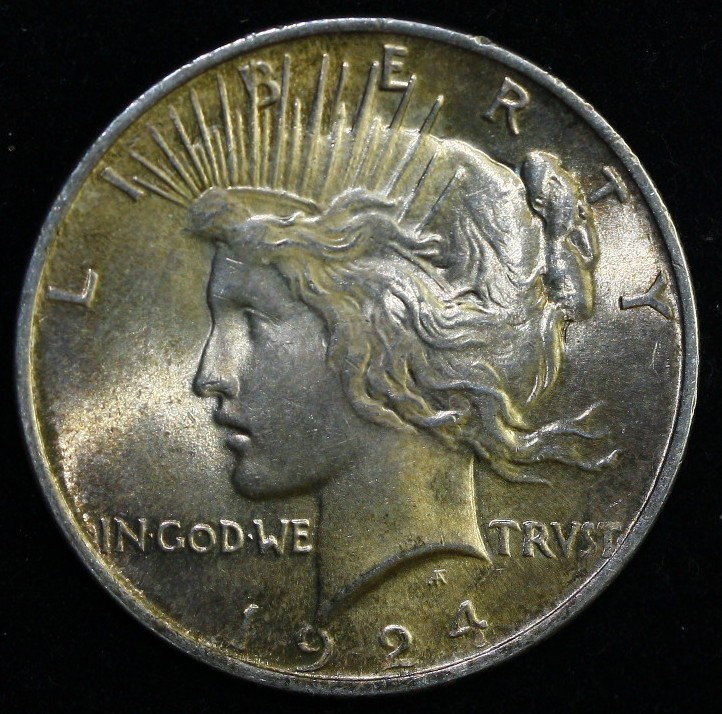 1924 Peace Dollar 90% Silver -  Uncirculated  #N9