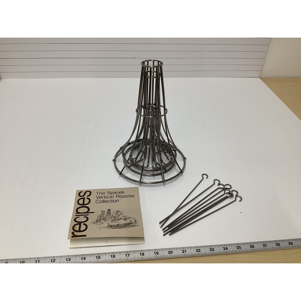 Spanek Vertical Roaster Set w Skewers