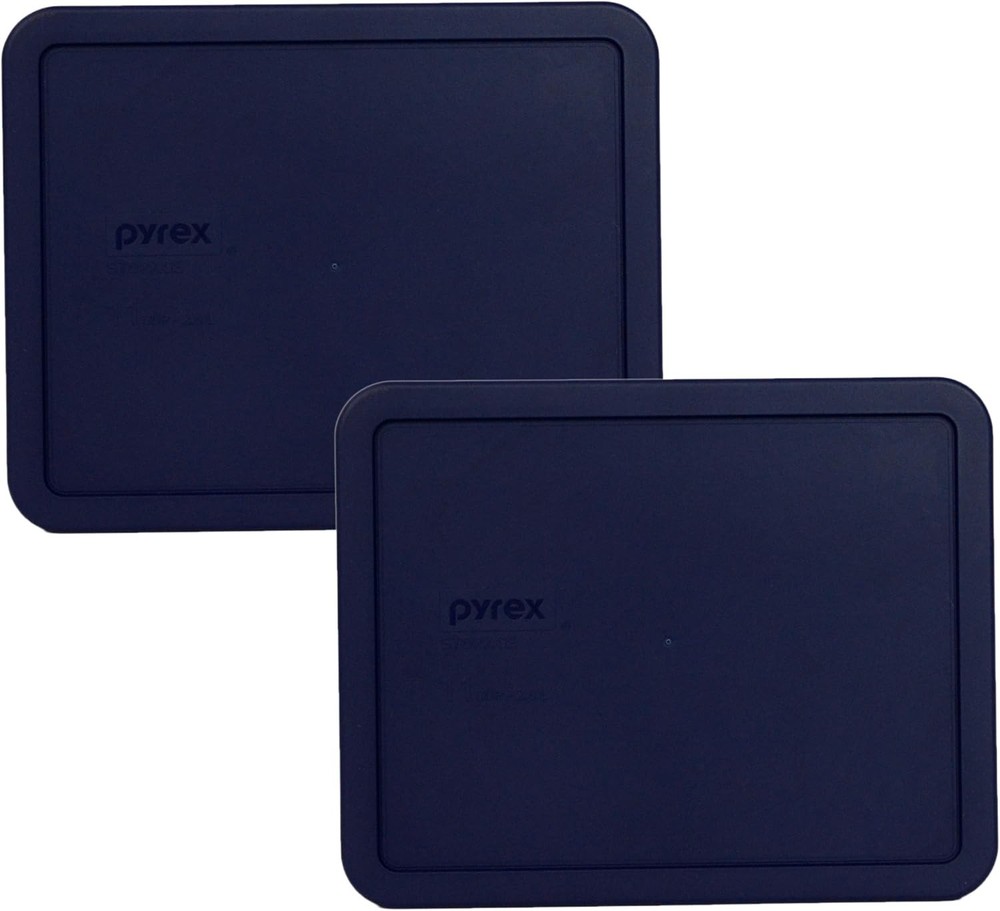 Pyrex Bundle - 2 Items: 7212-PC Blue 11-Cup Dark Plastic 11-Cup,