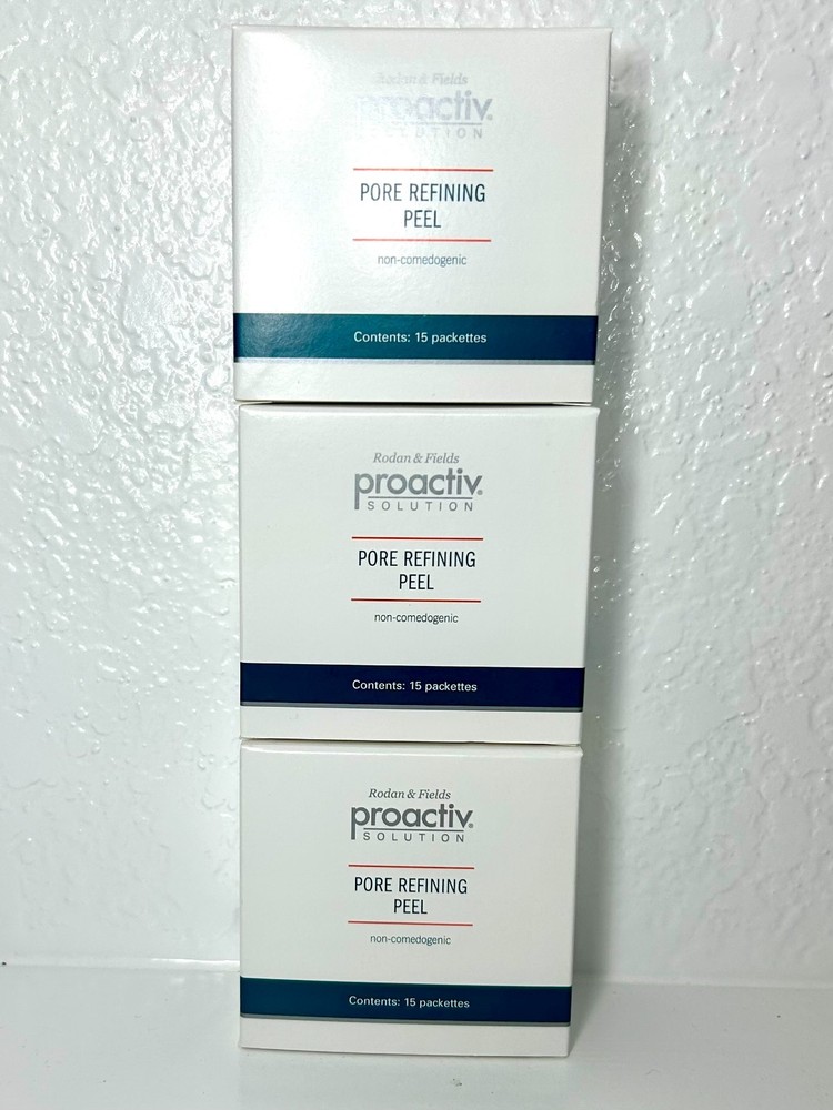 PROACTIV PORE REFINING PEEL_3 Boxes_Contents: 45 Total Packettes