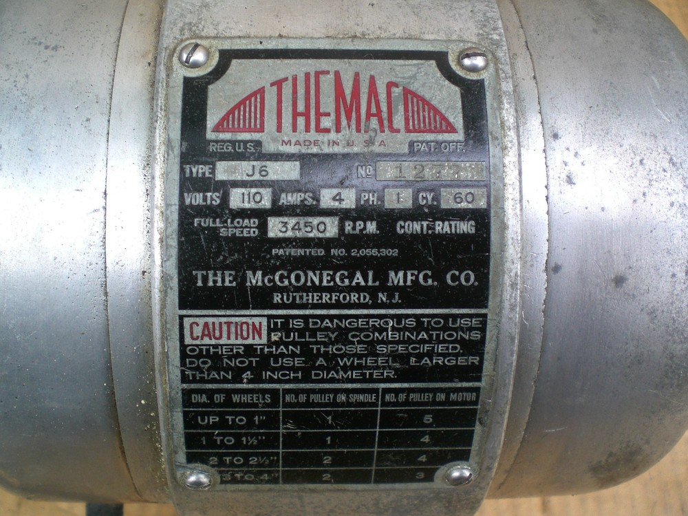Themac J6 tool post grinder set