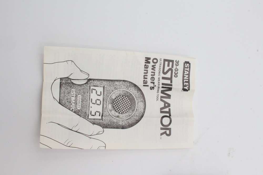 Stanley Estimator 39-030 with Manual