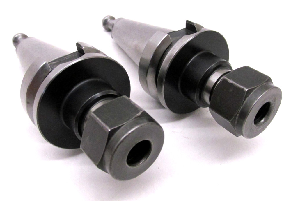 2 DA200 COLLET CHUCK TOOL HOLDERS w/ BT30 SHANKS