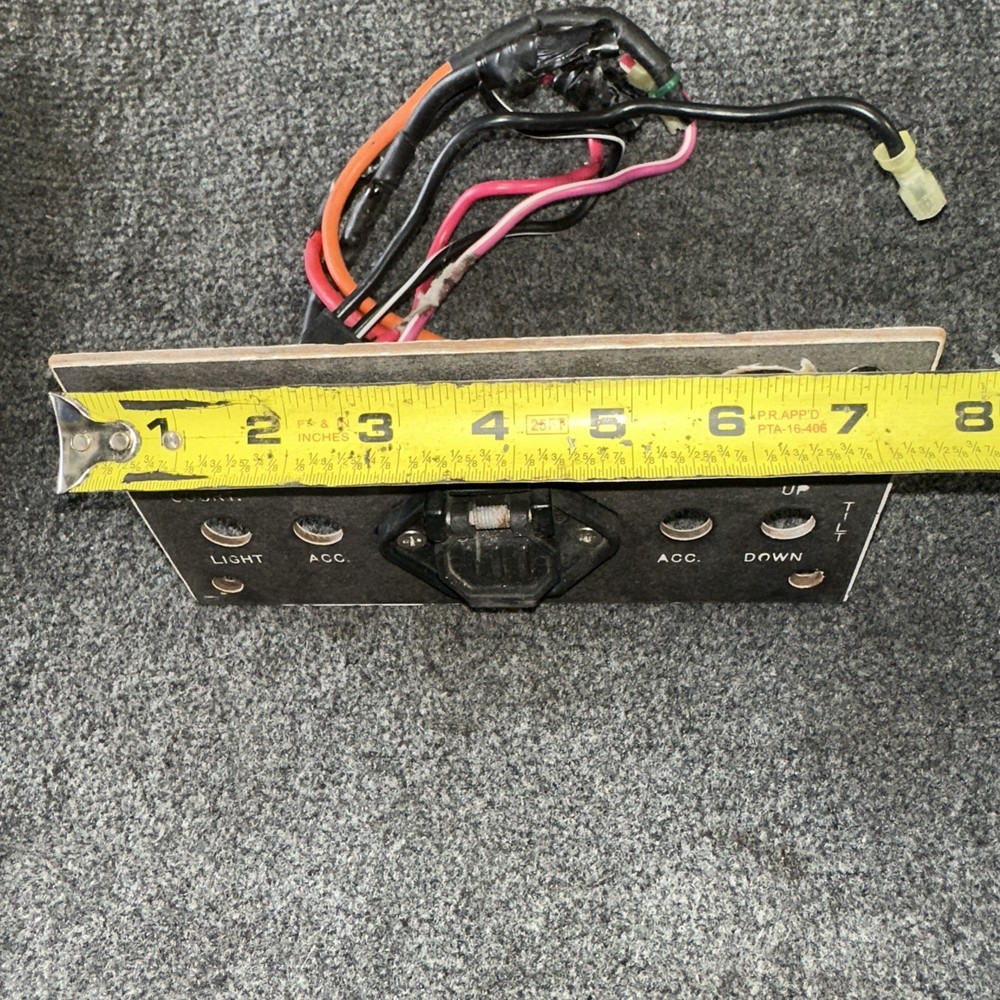 Norris Craft Bass Boat Front Bow Trolling Motor Switch Panel