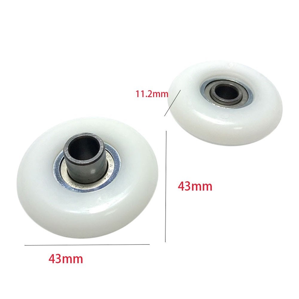 Rowing Machine Wheel Set 4 Reliable Replacement Pulleys for Exercise Gear